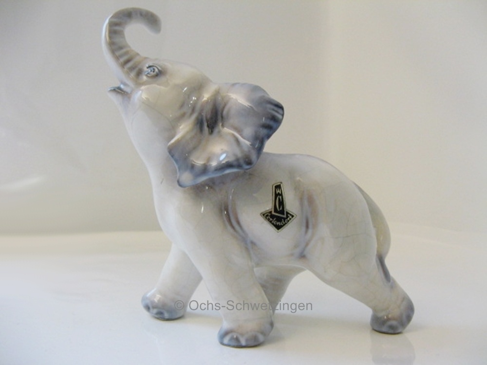 Elefant von Cortendorf um 1960 - Höhe ca. 15 cm