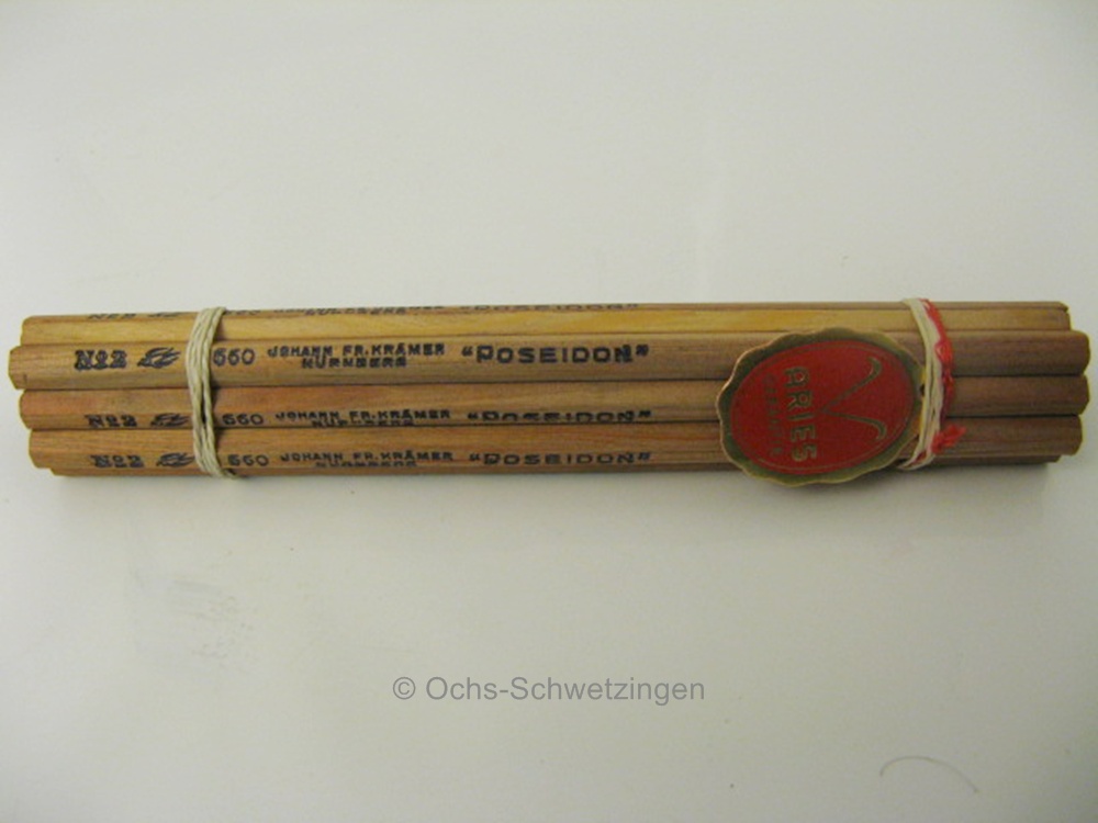12 Bleistifte hergestellt um 1930 -  ARIES Poseidon NO2 (013)