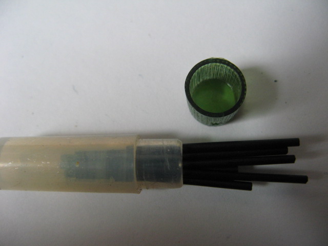 Bleistift Minen grün 1,18mm für historische Modelle