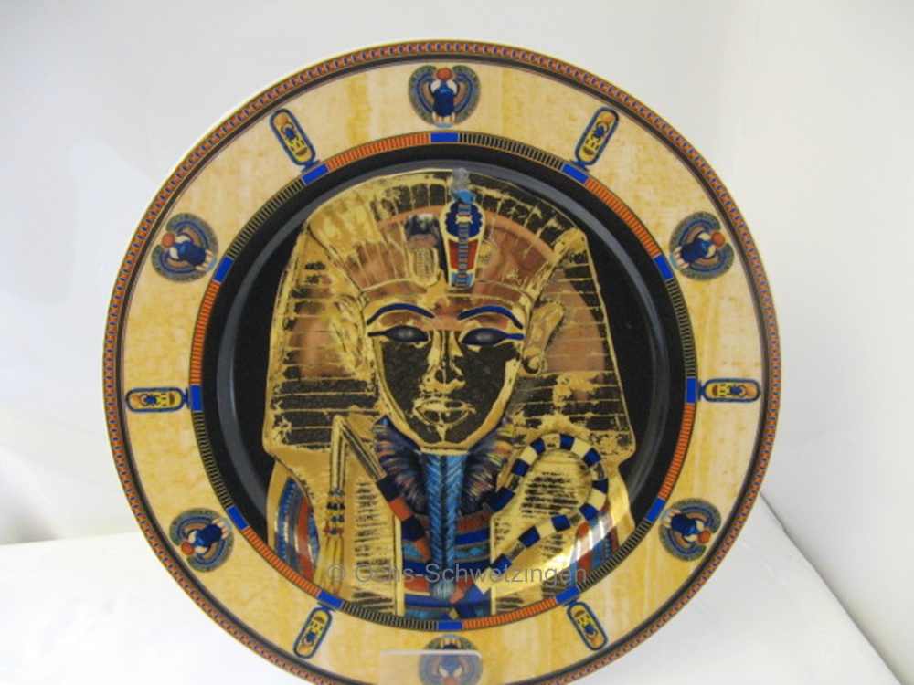 Echnaton Platzteller 32cm von Fathi Mahmoud Egypt