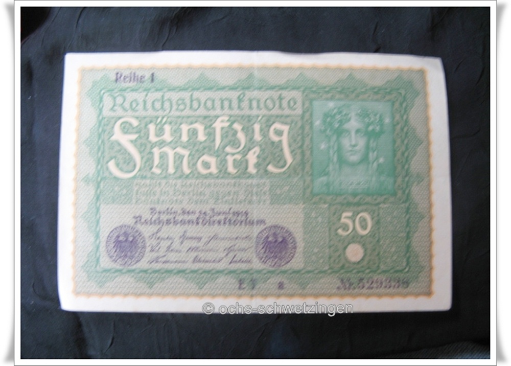 Banknote Germany 50 Mark 1919 (P-66 - 13/1)