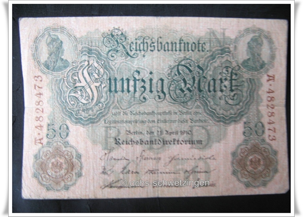 Banknote Germany 50 Mark 1910 (P-41 - 18/1)