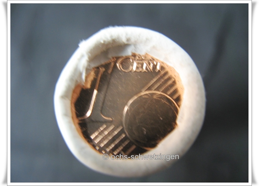 Euro Münze 1 cent ganze ROLLE - Griechenland 2002 (9)