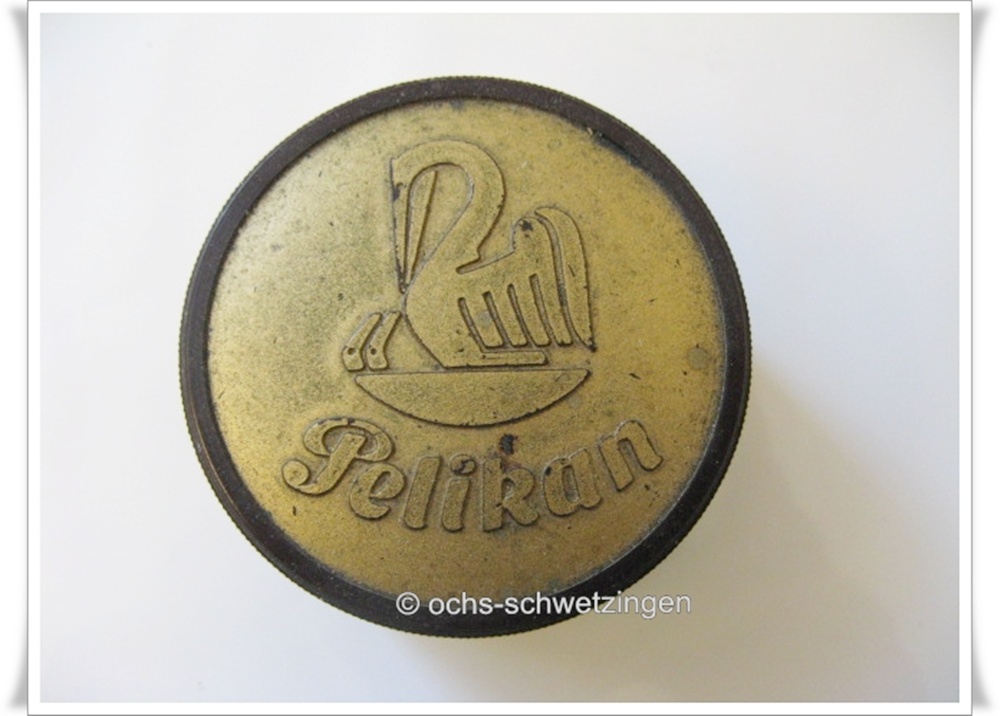Bakelit: Farbband Dose Pelikan ca 6 cm ( 01)