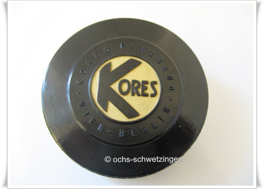 Bakelit: Dose Farbband Kores ca 6,5 cm ( 04)