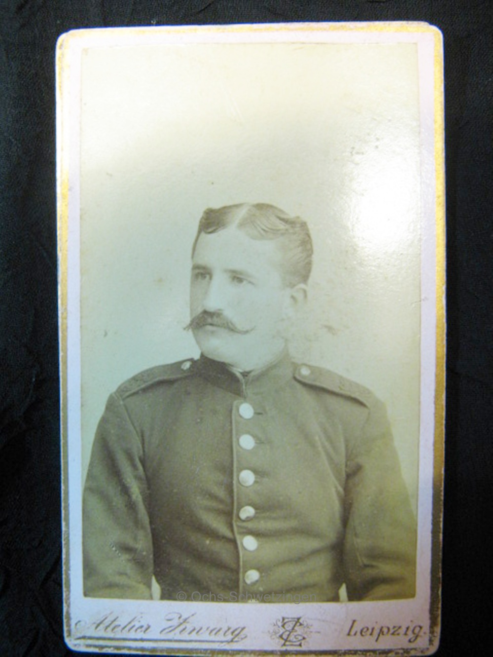 CDV Foto   UNIFORM - Original um 1880 (10)