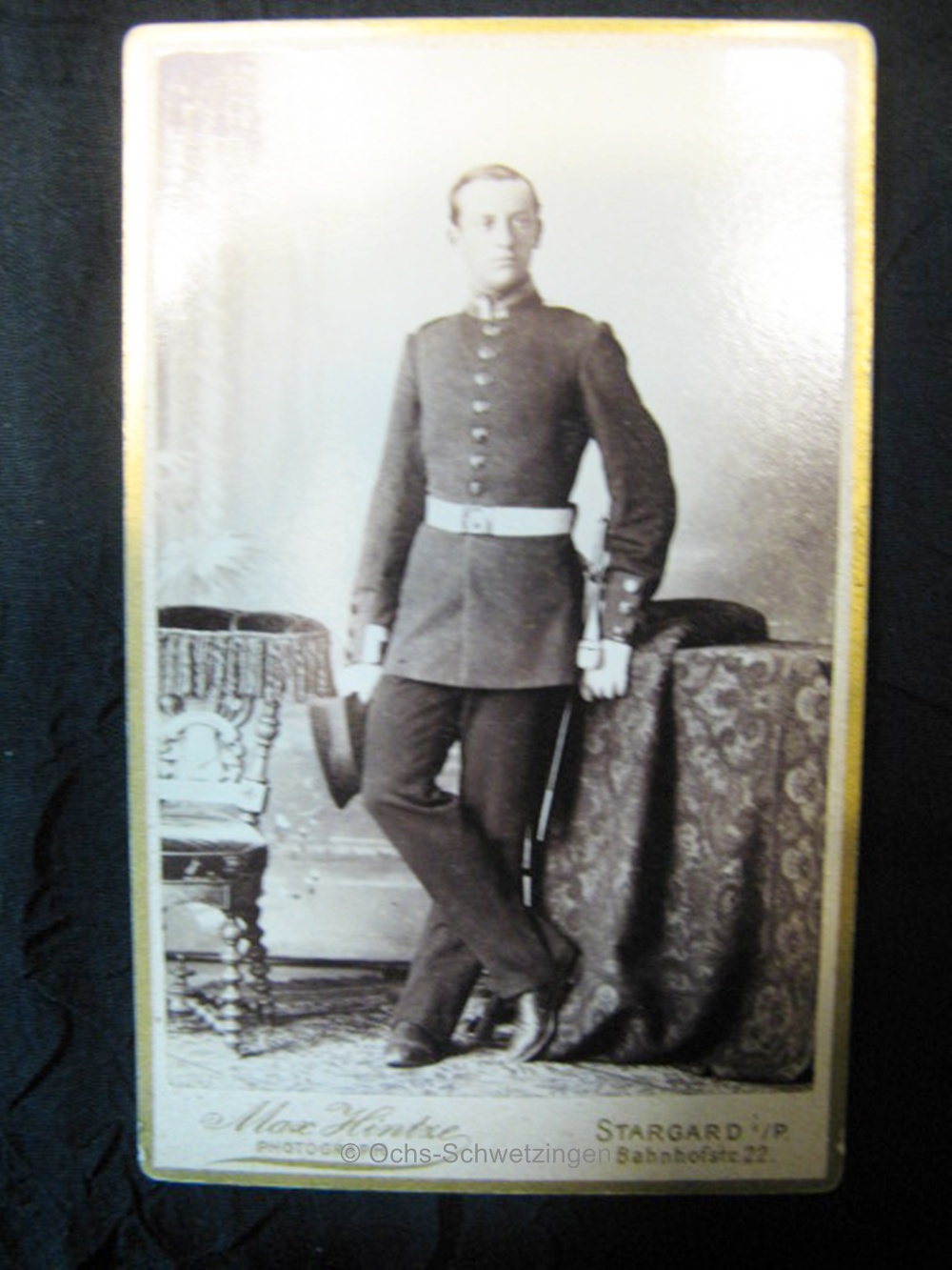 CDV Foto   UNIFORM - Original um 1893 (11)