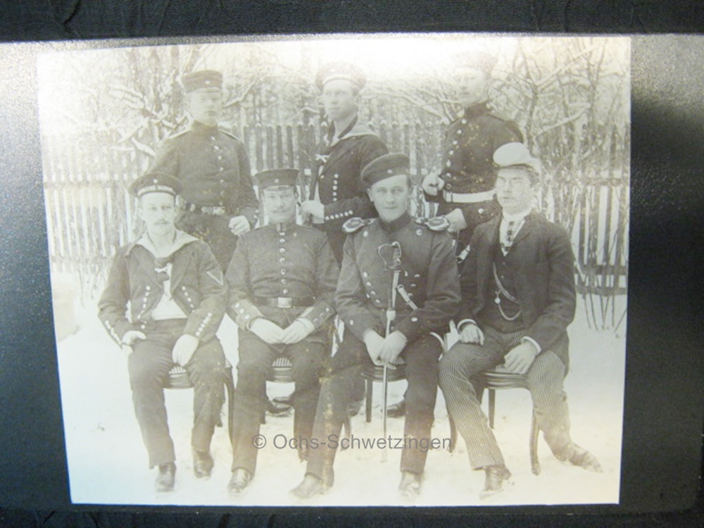 CDV Foto  Marinesoldaten - Original um 1899 (41)