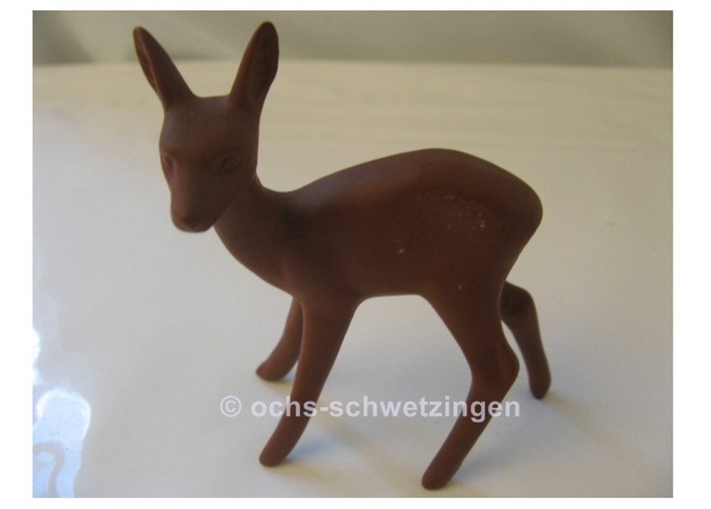 Figur Reh um 1950 aus Ton