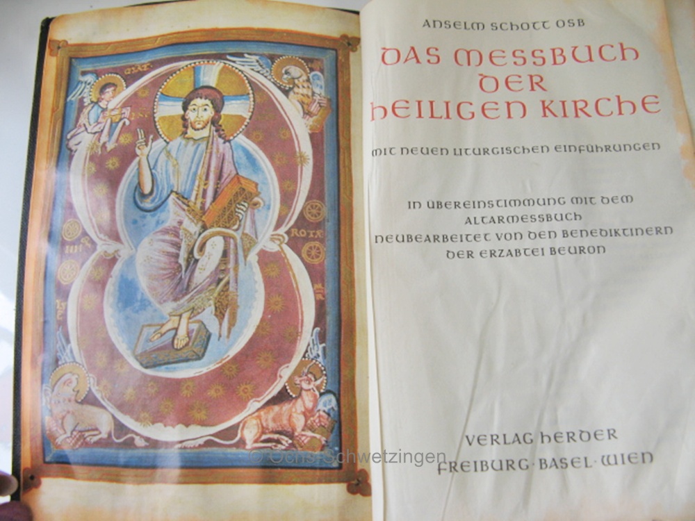 Messbuch der heiligen Kirche  - Exemplar von 1966