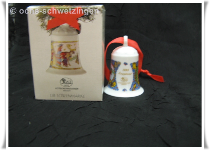 Hutschenreuther Weihnachts-Glocke Porzelan-Glocke 1995