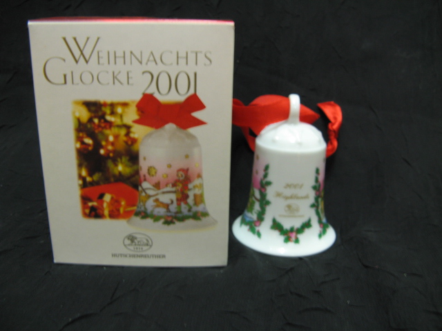 Hutschenreuther Weihnachts-Glocke Porzelan-Glocke 2001
