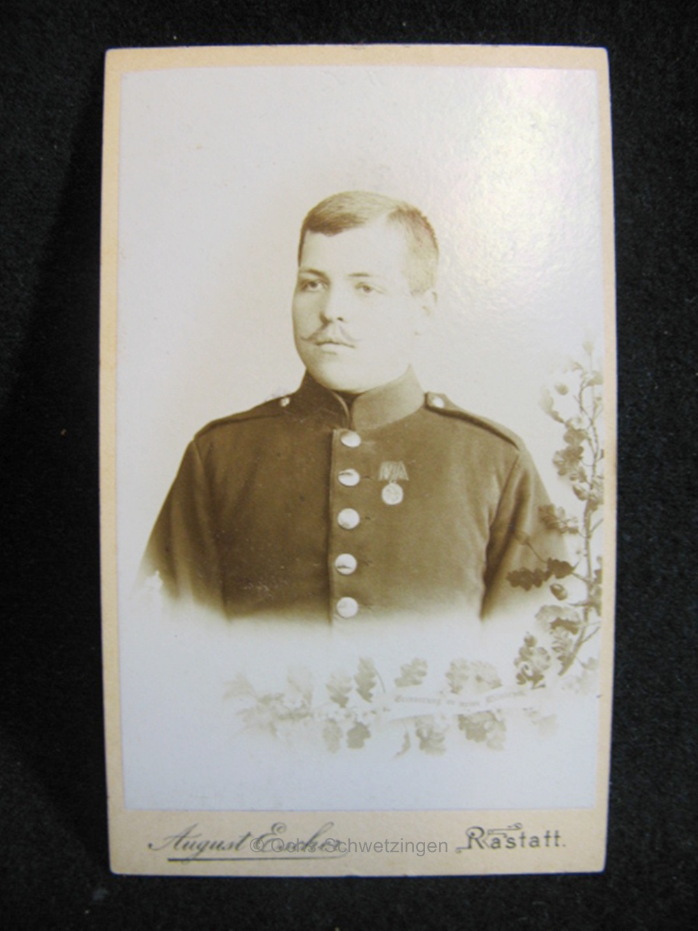 CDV Foto  Uniform  - Original um 1899 (A05)