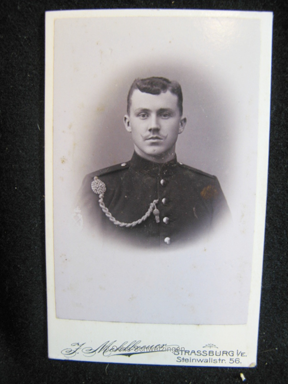 CDV Foto  Uniform  - Original um 1899 (A10)