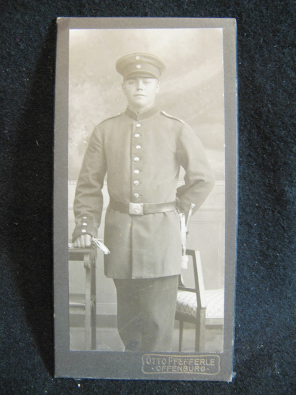 CDV Foto  Uniform  - Original um 1899 (A21)