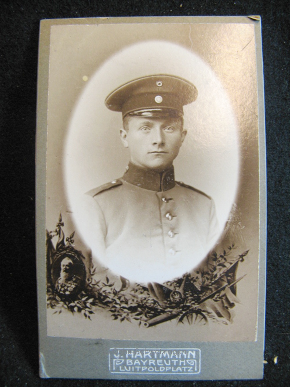 CDV Foto  Uniform  - Original um 1899 (A29)