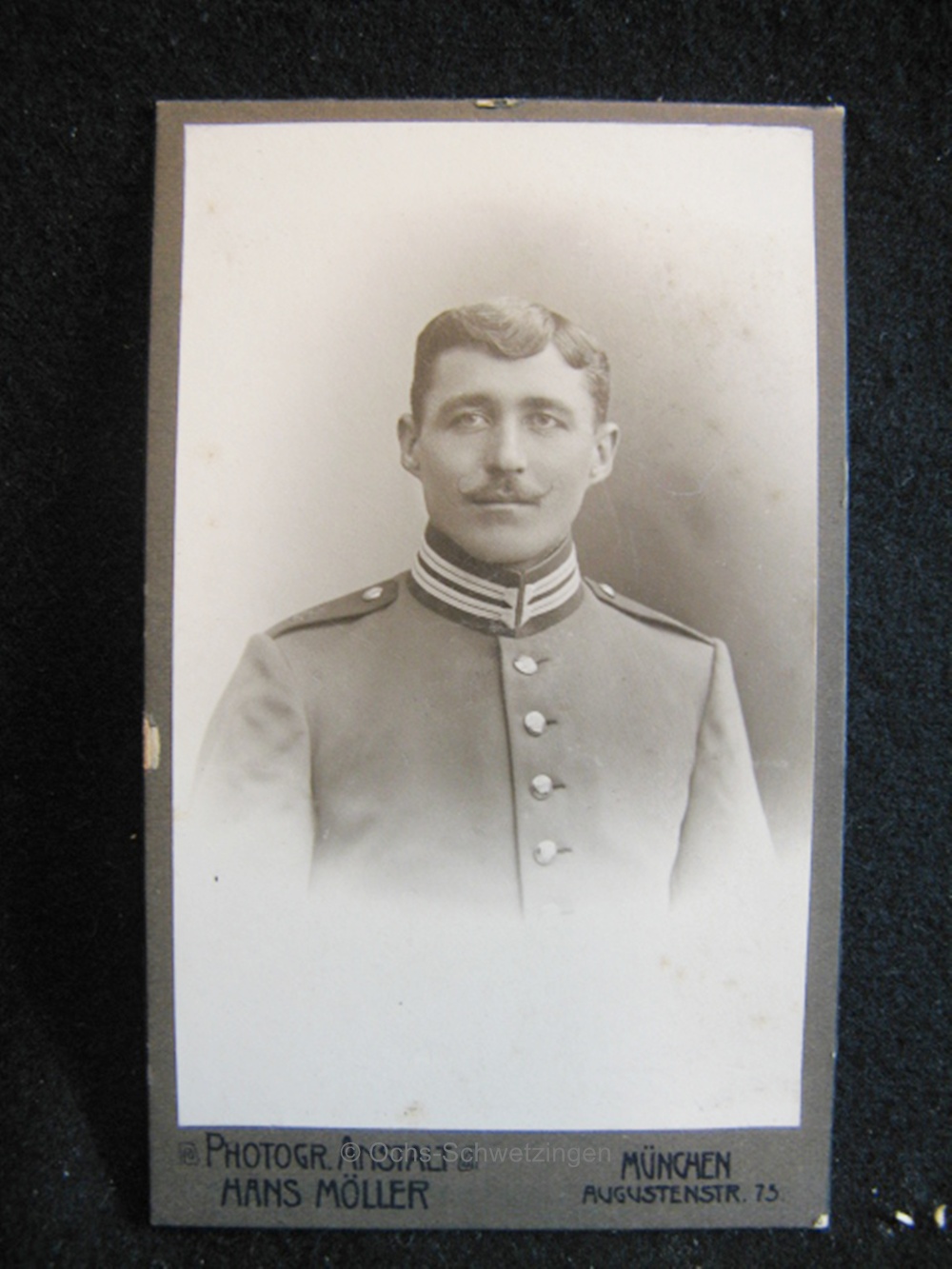 CDV Foto  Uniform  - Original um 1899 (A30)