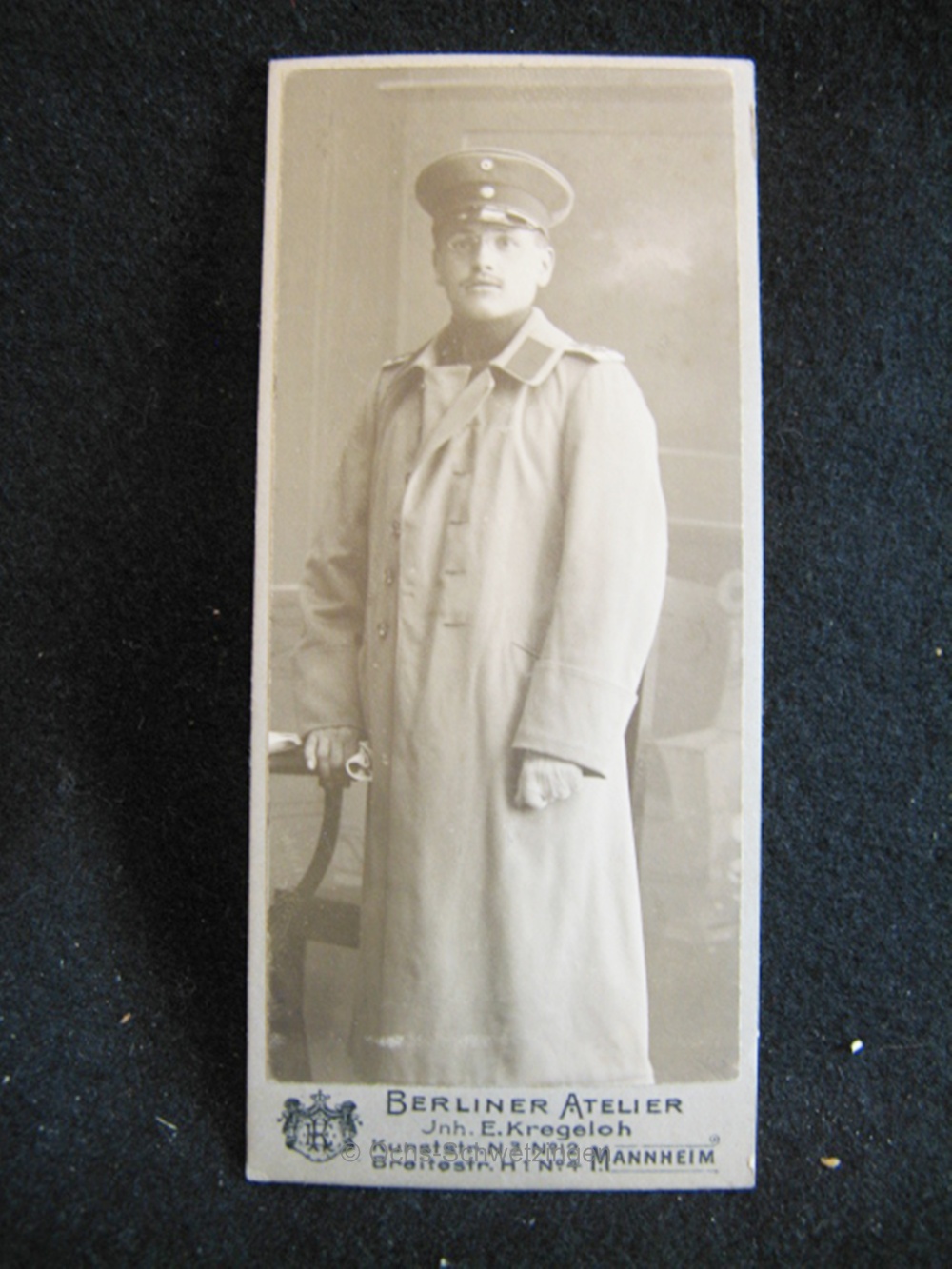 CDV Foto  Uniform  - Original um 1899 (A39)