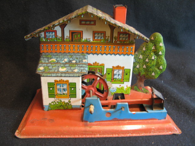 Wassermühle - Wilhelm Krauss Antriebsmodell um 1930 (8)