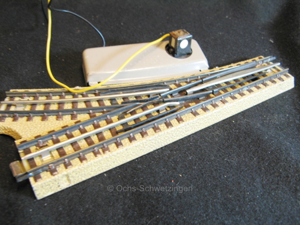 MÄRKLIN Blech alt -  Weiche R -  SPUR H0   (25)