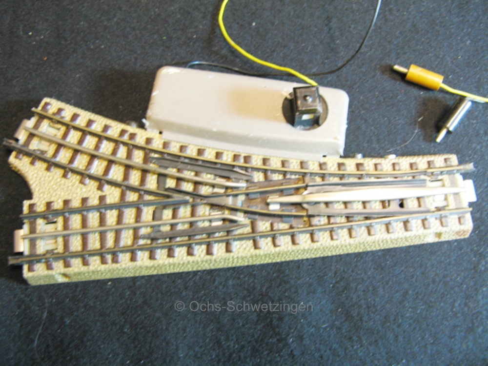 MÄRKLIN Blech alt -  Weiche R -  SPUR H0   (26)