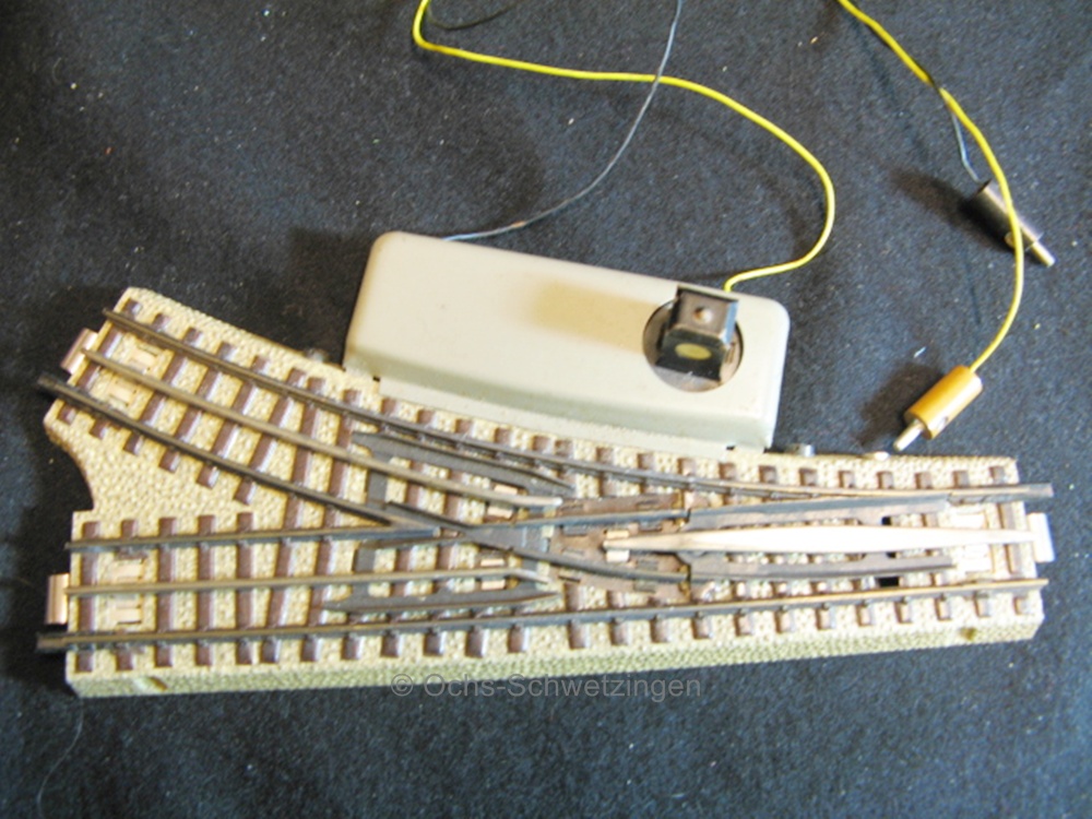MÄRKLIN Blech alt -  Weiche R -  SPUR H0   (27)