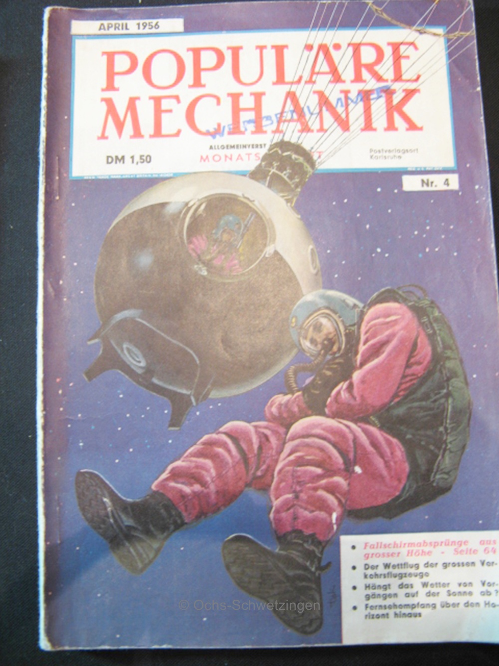 Populäre Mechanik  - Heft April 1956 - Technik damals