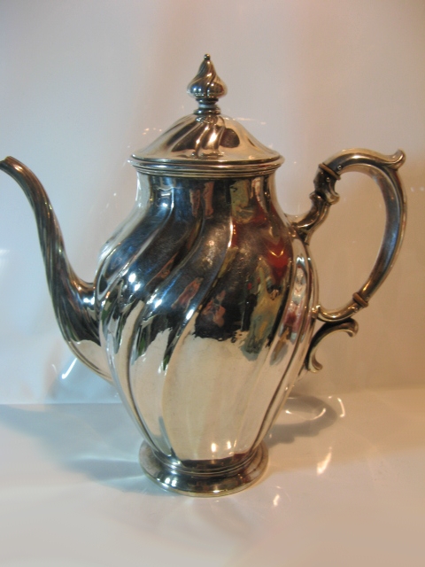 Kaffeekanne 800 Silber -  Punzen um  1900 / 760Gramm