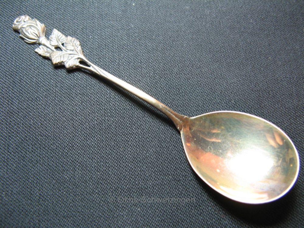 Andenkenlöffel  - Hildesheimer Rose - 800 Silber (8)