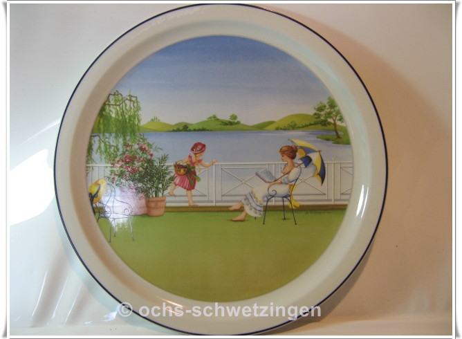 V&B Wandteller "Die Romantischen Jahreszeiten" Sommer
