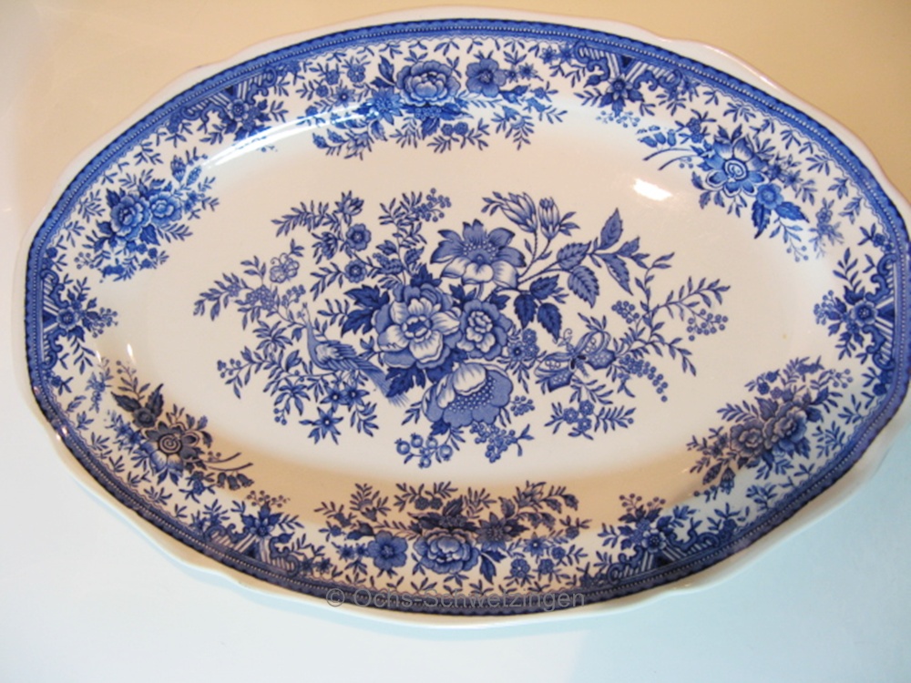 Villeroy & Boch Fasan Blau : Platte oval ca. 36 cm