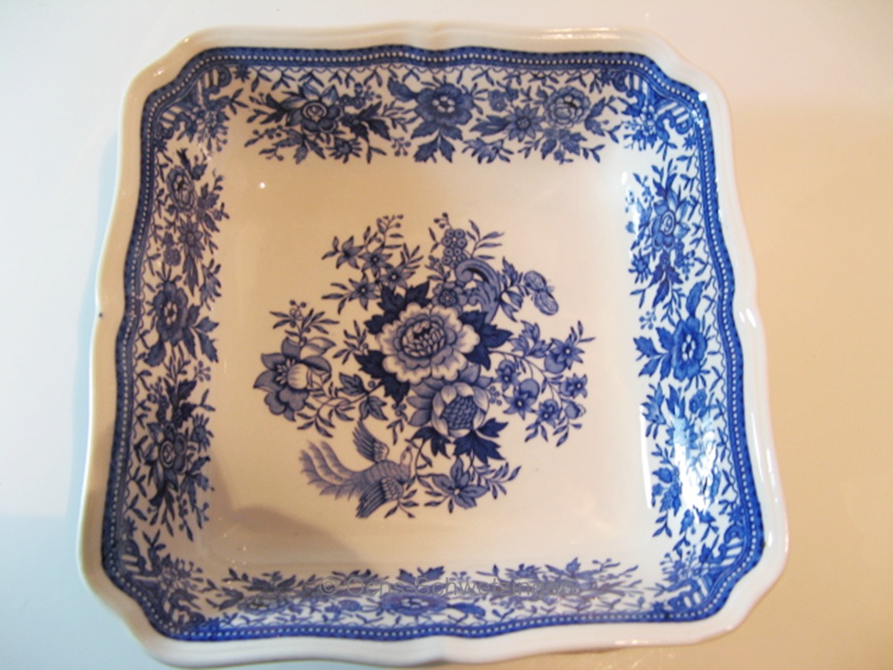 Villeroy & Boch Fasan Blau : Schüssel viereck ca. 19 cm