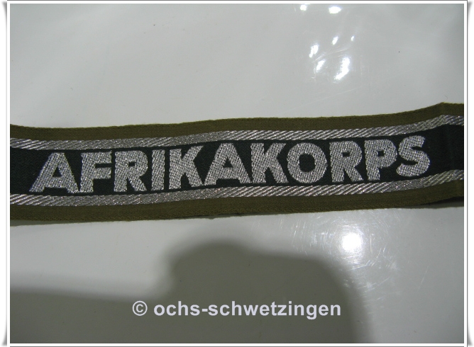 Afrikakorps  Ärmelband ORIGINAL -  DAK  2.WW
