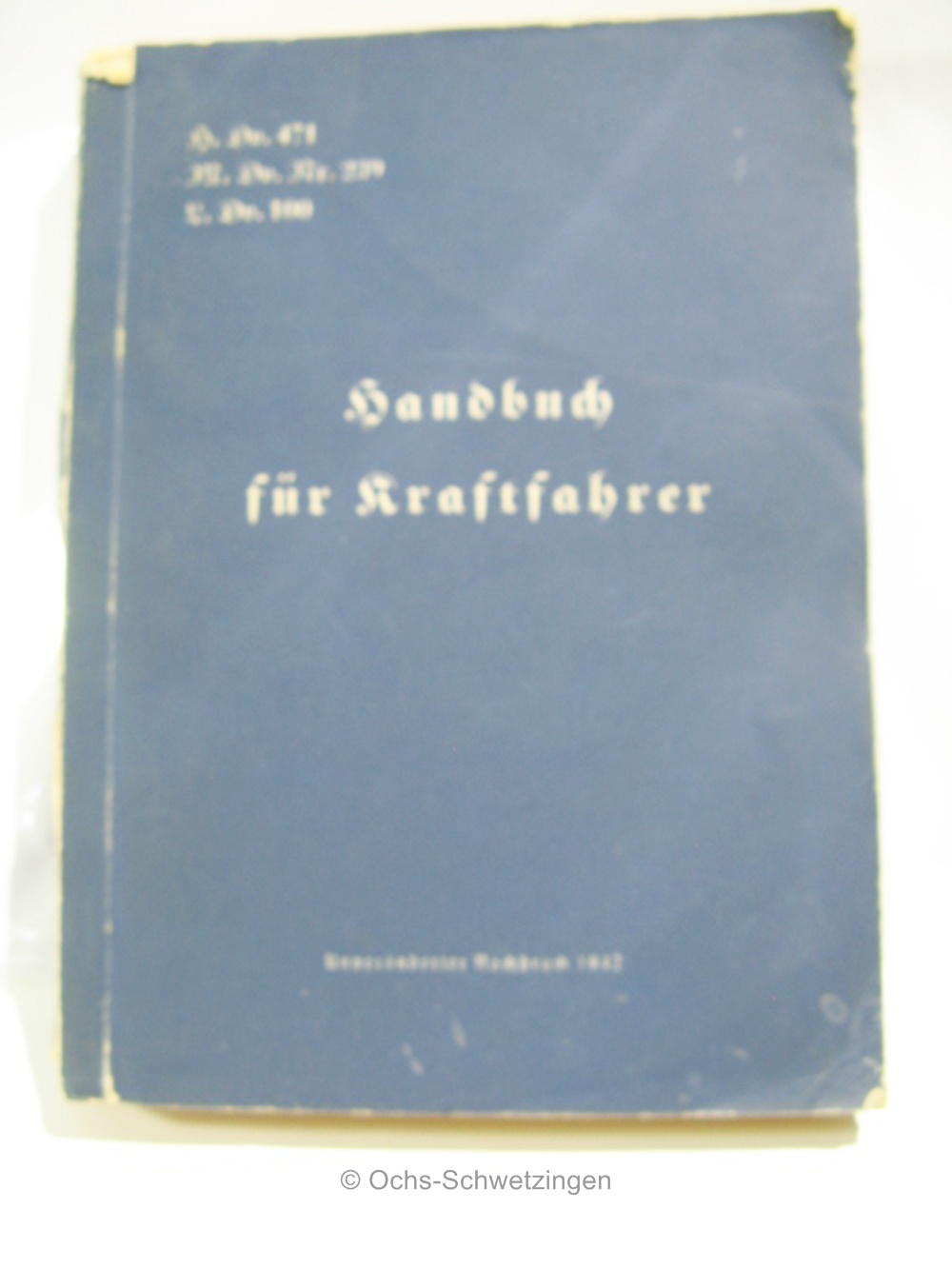 Handbuch für Kraftfahrer von 1942