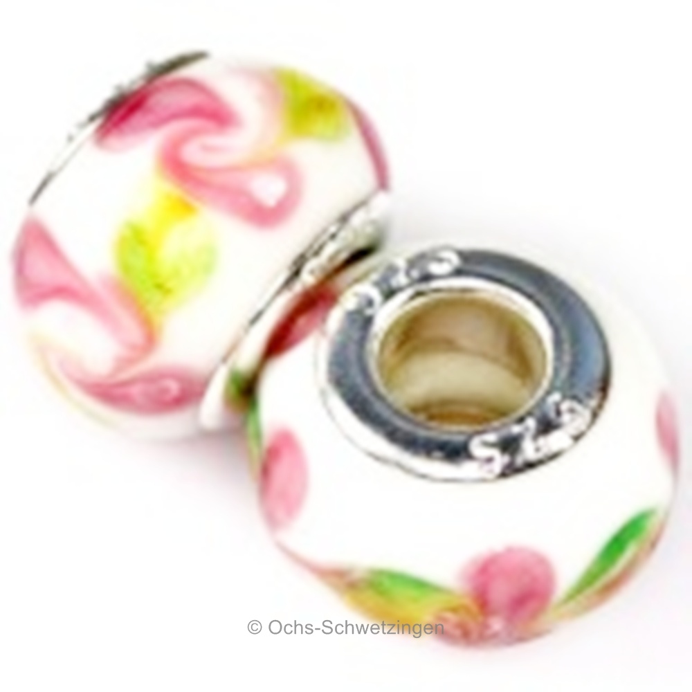 Bead - modular beads - Glas Bead Element - Loch ca.4,5mm (05)