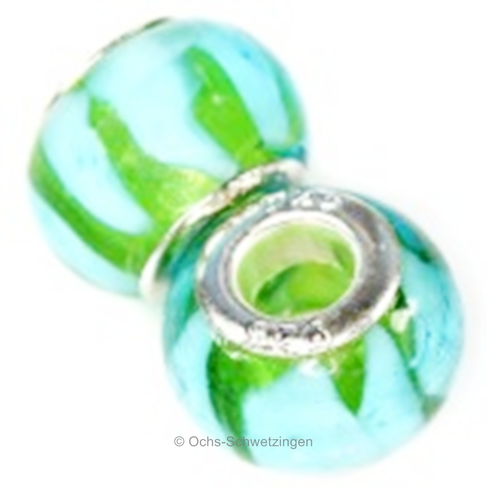 Bead - modular beads - Glas Bead Element - Loch ca.4,5mm (09)