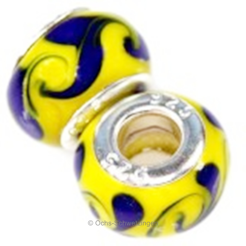 Bead - modular beads - Glas Bead Element - Loch ca.4,5mm (13)